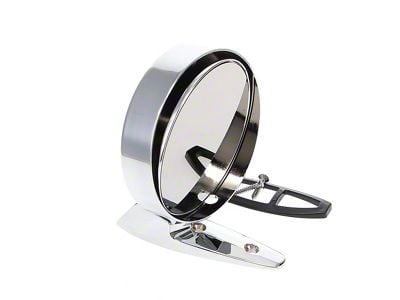 Outside Side Mirror; Passenger Side; Chrome (64-66 Mustang)