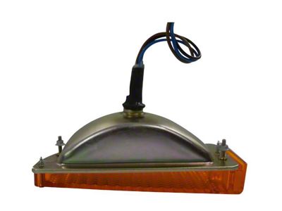 Parking Light Assembly; Passenger Side (71-72 Mustang)