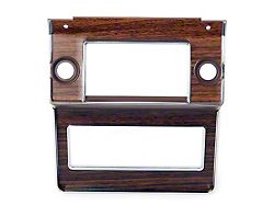 Radio Bezel; Woodgrain (69-70 Mustang)