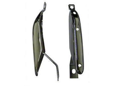 Rear Bumper Guard; Chrome (67-68 Mustang)