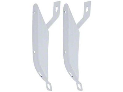 Rear Bumper Guards; Chrome (67-68 Mustang)