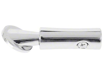 Rear view Mirror Arm and Mount; Chrome (68-69 Mustang)