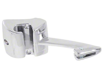 Rear View Mirror Bracket with Non-Breakaway; Chrome (1967 Mustang)