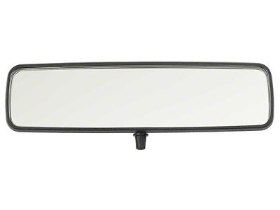 Rear View Mirror with Day/Night Button; Black (1967 Mustang)