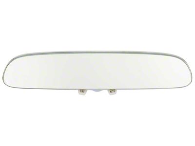 Rear View Mirror with Day/Night Button; Chrome (64-65 Mustang)