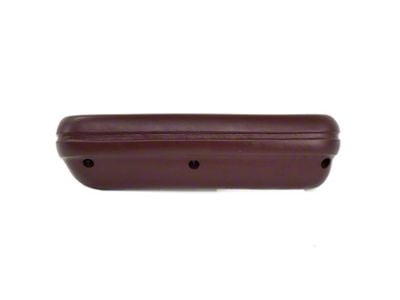 Standard Interior Arm Rest Pad; Dark Red Metallic; Driver Side (69-70 Mustang)