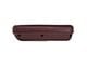 Standard Interior Arm Rest Pad; Dark Red Metallic; Driver Side (69-70 Mustang)