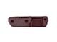 Standard Interior Arm Rest Pad; Dark Red Metallic; Passenger Side (69-70 Mustang)