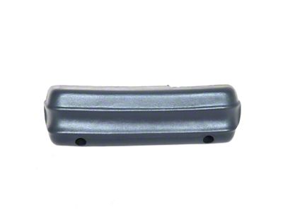 Standard Interior Arm Rest Pad; Medium Blue Metallic; Driver Side (71-73 Mustang)