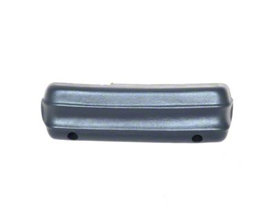 Standard Interior Arm Rest Pad; Medium Blue Metallic; Passenger Side (71-73 Mustang)