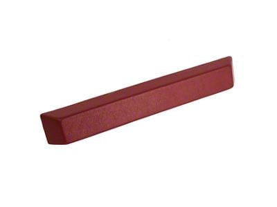 Standard Interior Arm Rest Pad; Medium Emberglow Red (64-66 Mustang)