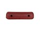 Standard Interior Arm Rest Pad; Medium Emberglow Red (1967 Mustang)