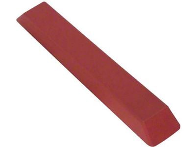 Standard Interior Armrest Pad; Bright Red (64-65 Mustang)