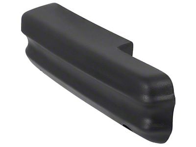 Standard Interior Armrest Pad; Driver Side; Black (71-73 Mustang)