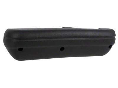 Standard Interior Armrest Pad; Driver Side; Black (69-70 Mustang)