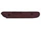 Standard Interior Armrest Pad; Driver Side; Maroon Red (1968 Mustang)