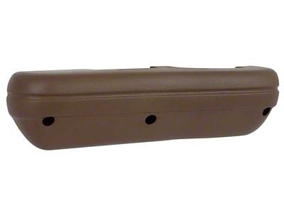 Standard Interior Armrest Pad; Driver Side; Medium Ginger (69-70 Mustang)