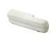 Standard Interior Armrest Pad; Driver Side; White (71-73 Mustang)