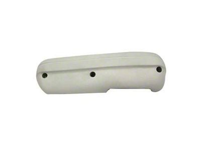 Standard Interior Armrest Pad; Driver Side; White (1970 Mustang)