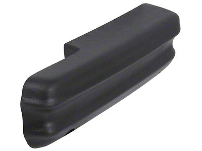 Standard Interior Armrest Pad; Passenger Side; Black (71-73 Mustang)