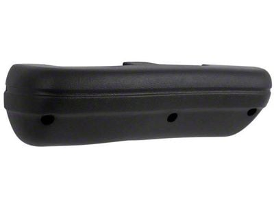 Standard Interior Armrest Pad; Passenger Side; Black (69-70 Mustang)