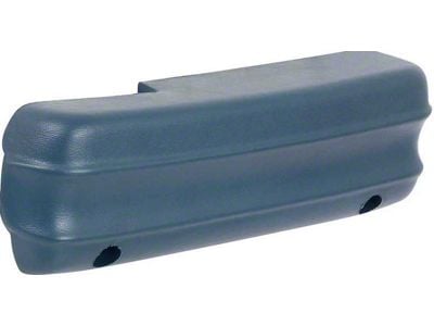 Standard Interior Armrest Pad; Passenger Side; Blue (71-73 Mustang)