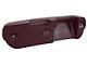 Standard Interior Armrest Pad; Passenger Side; Dark Red (69-70 Mustang)