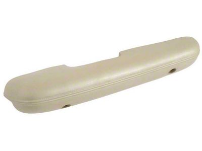 Standard Interior Armrest Pad; Passenger Side; Parchment (1968 Mustang)