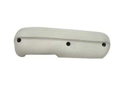 Standard Interior Armrest Pad; Passenger Side; White (1970 Mustang)