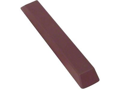 Standard Interior Armrest Pad; Red (1966 Mustang)