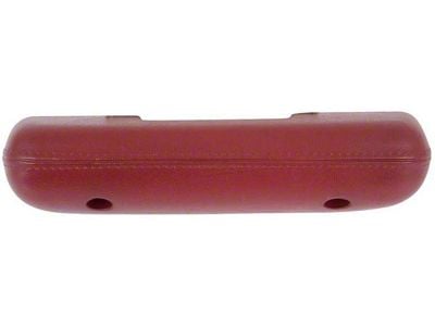 Standard Interior Armrest Pad; Red (1967 Mustang)