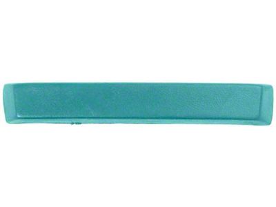 Standard Interior Armrest Pad; Turquoise (1966 Mustang)