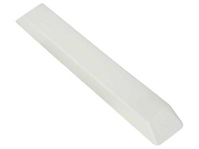 Standard Interior Armrest Pad; White (64-65 Mustang)