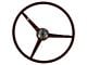 Steering Wheel; Dark Red (1966 Mustang)