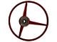 Steering Wheel; Red (1965 Mustang)