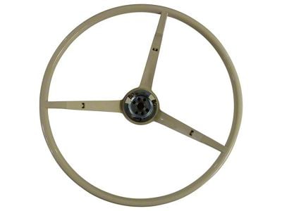 Steering Wheel; White (1965 Mustang)