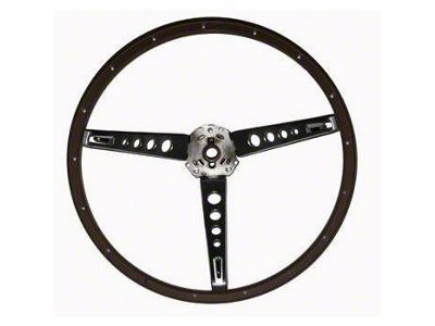 Steering Wheel; Woodgrain (65-66 Mustang)