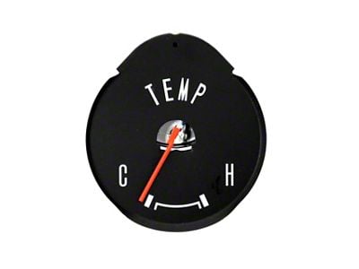 Temperature Gauge for Horizontal Instrument Bezel (64-65 Mustang, Excluding 1965 GT)