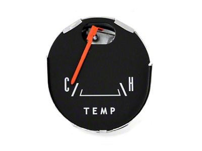 Temperature Gauge for Round Instrument Bezel (1965 Mustang GT; 1966 Mustang)