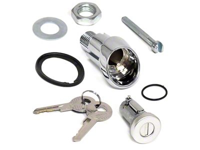 Trunk Lock Cylinder and Sleeve Kit (64-66 Mustang)