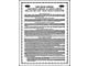 New Vehicle Warranty Sheet - Fairlane