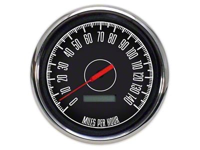 New Vintage USA 1967 Series Speedometer; 140 MPH; Programmable; 4-3/8-Inch (Universal; Some Adaptation May Be Required)