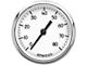 New Vintage USA 1940 Series Tachometer; 8K; White; 3-3/8-Inch (Universal; Some Adaptation May Be Required)