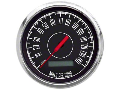 New Vintage USA 1967 Series Speedometer; 140 MPH; Programmable; 3-3/8-Inch (Universal; Some Adaptation May Be Required)