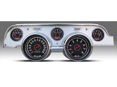 New Vintage USA 67 Series Direct Fit Gauge and Wiring Kit (67-68 Mustang)