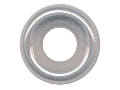 Nickel Plated Finishing Washer - Cup Type - 1/4