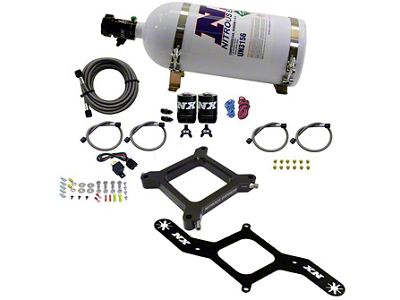 Nitrous Express Stage 6 Assassin Plate Nitrous System with 10 lb. Bottle and 4150 Carburetor Flange (Universal; Some Adaptation May Be Required)