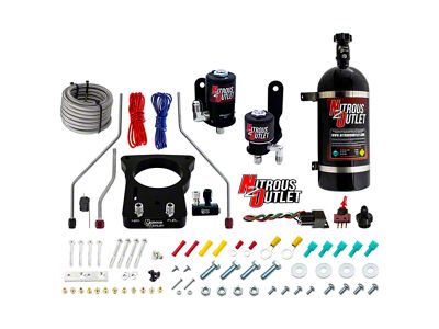 Nitrous Outlet 78mm Plate System; 10 lb. Bottle (98-02 5.7L Firebird w/ Stock Intake Manifold)