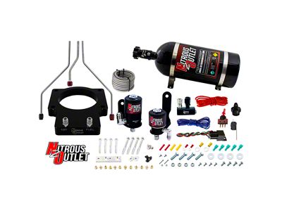 Nitrous Outlet 92mm FAST Intake Plate System; 10 lb. Bottle (98-02 5.7L Firebird w/ 92mm FAST Intake Manifold)