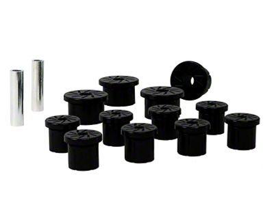 Nolathane Rear Leaf Spring and Shackle Bushings Kit; 1/2-Inch ID Shackle (64-73 Mustang)